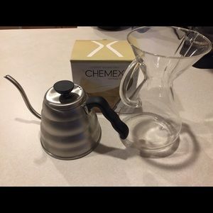 Pour over coffee kit used once